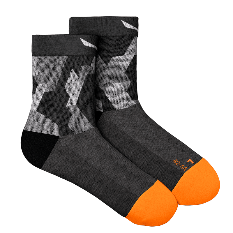 Носки PEDROC CAMO AM M QRT SOCK - 45-47, Black/Black Out