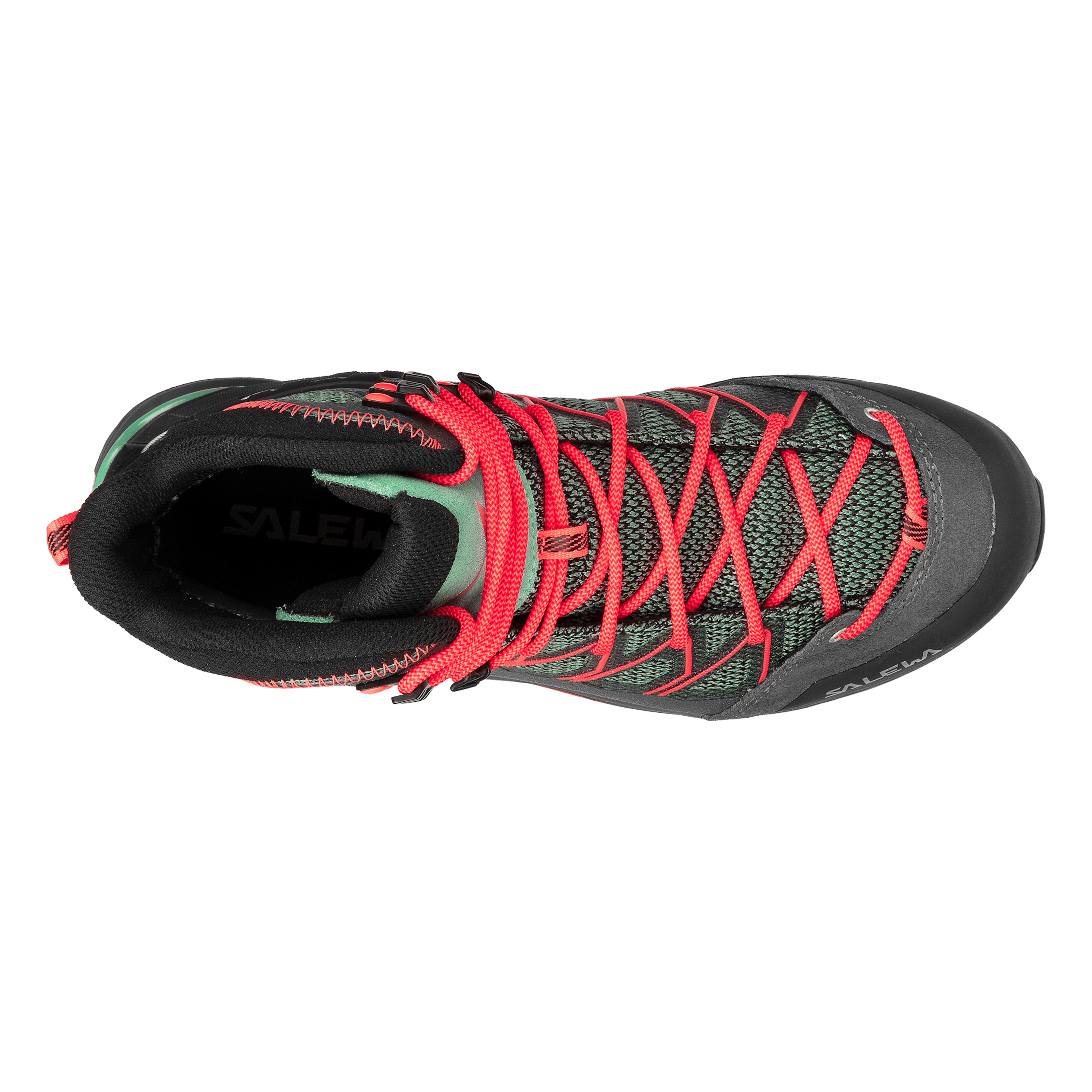 Ботинки MTN TRAINER LITE MID GTX W - 4.5, Feld Green/Fluo Coral