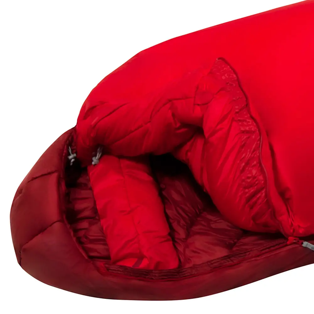 Спальный мешок SEAMLESS BURROW BAG #0 LONG - L/ZIP#0, Sunrise Red