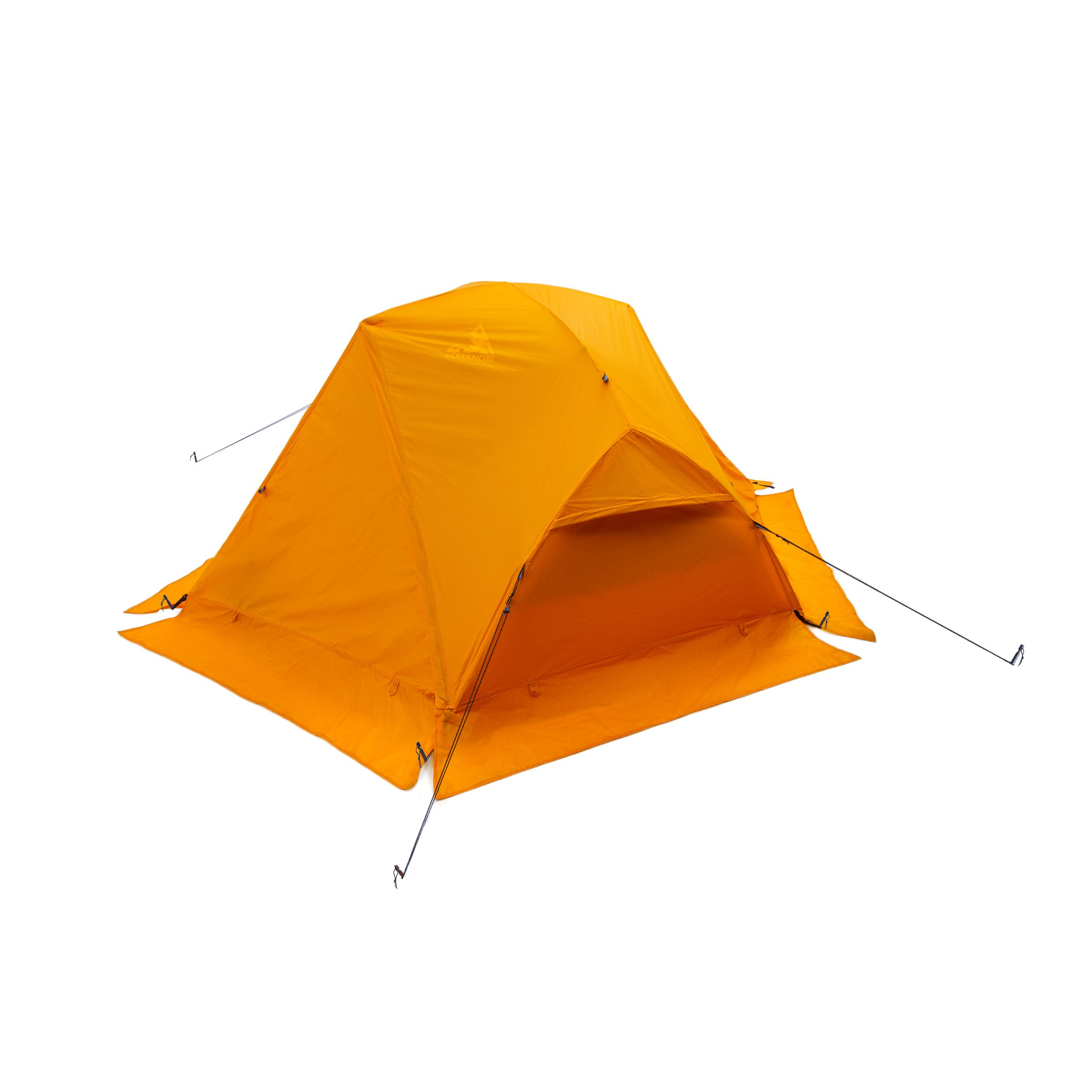 Палатка YAMANOBI Maku 2 - 2, (76+127+76)*213*100см / 213*127*100см, Orange