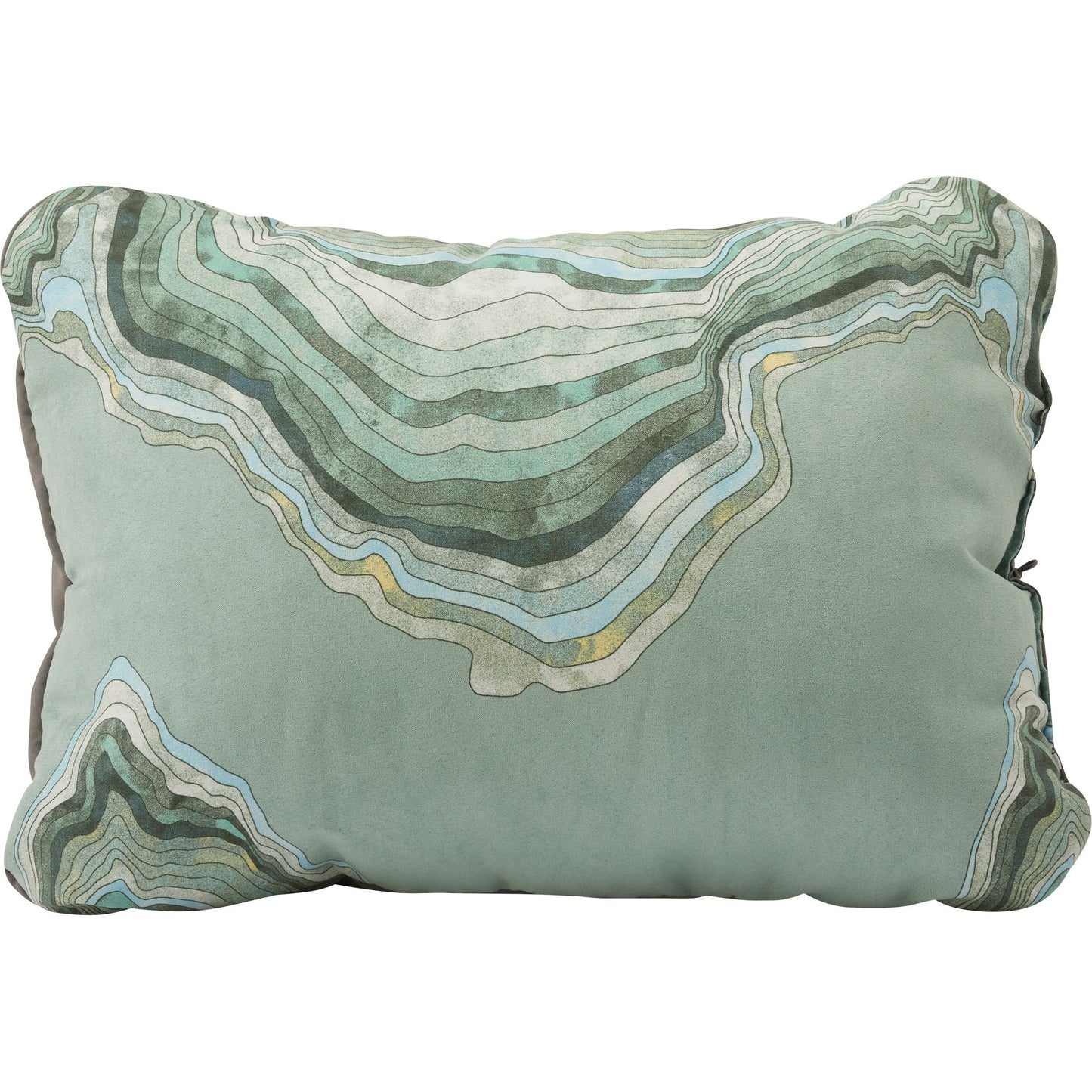 Подушка надувная Compressible Pillow Cinch - L, Sage TopoWave