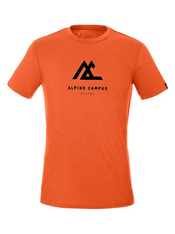 Футболка ALPINE CAMPUS DRY M T-SRT. - 46/S, Red Orange Melange