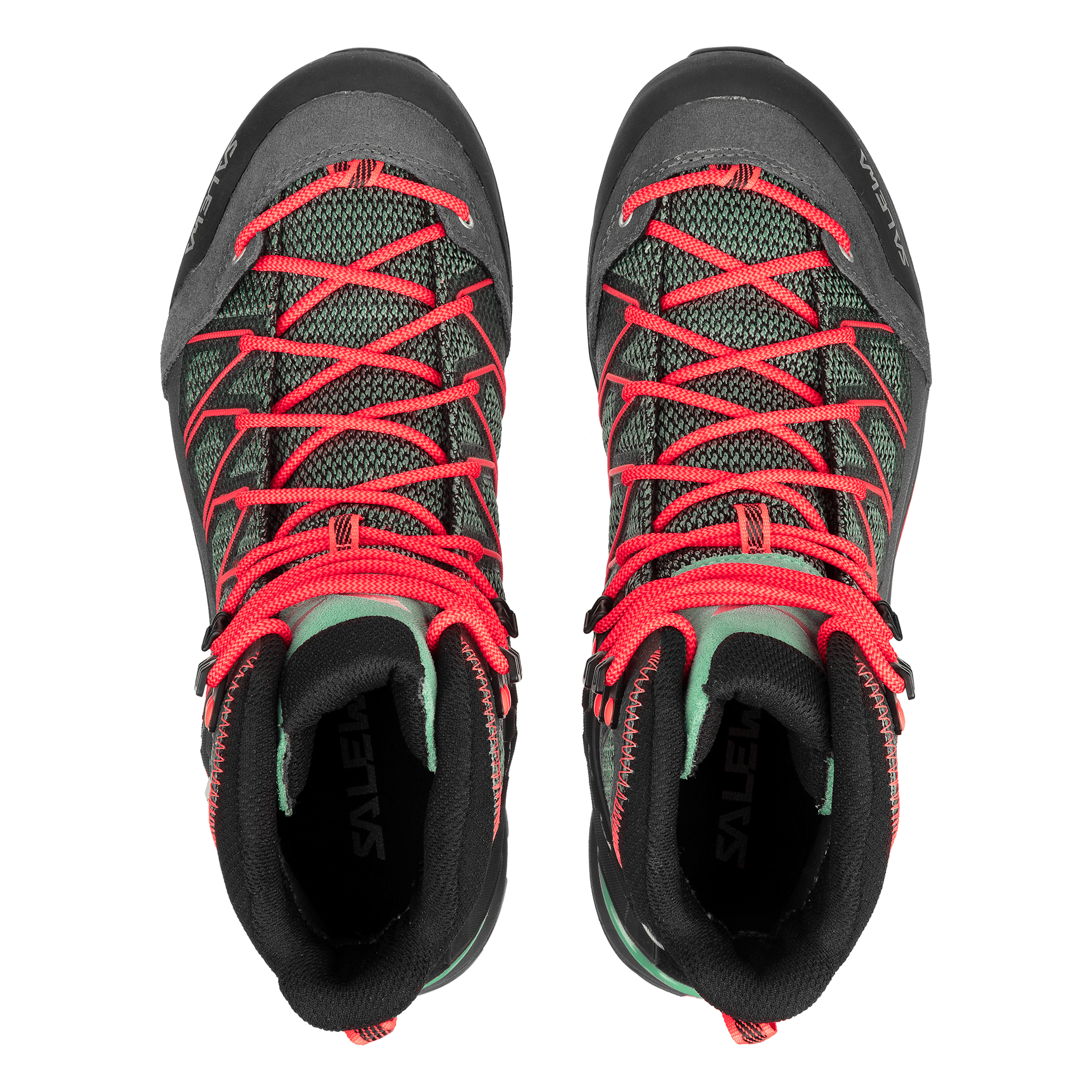 Ботинки MTN TRAINER LITE MID GTX W - 4.5, Feld Green/Fluo Coral