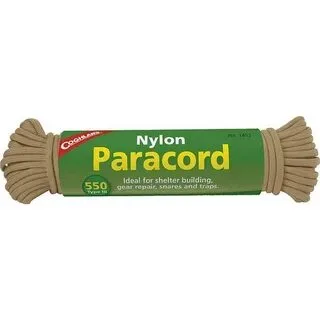 Веревка Paracord 50 ft - Tan - Остаток без характеристики