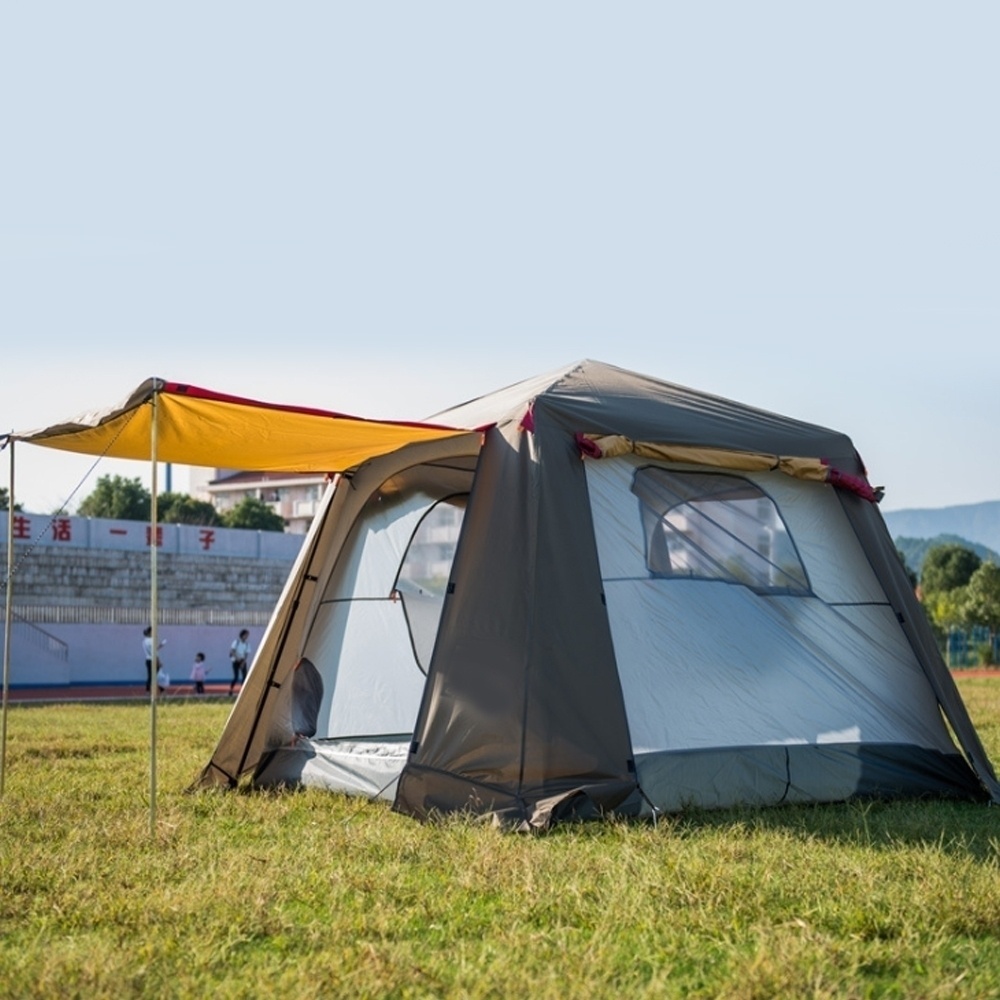 Палатка автоматическая Camping Tent - Grey/Oranje