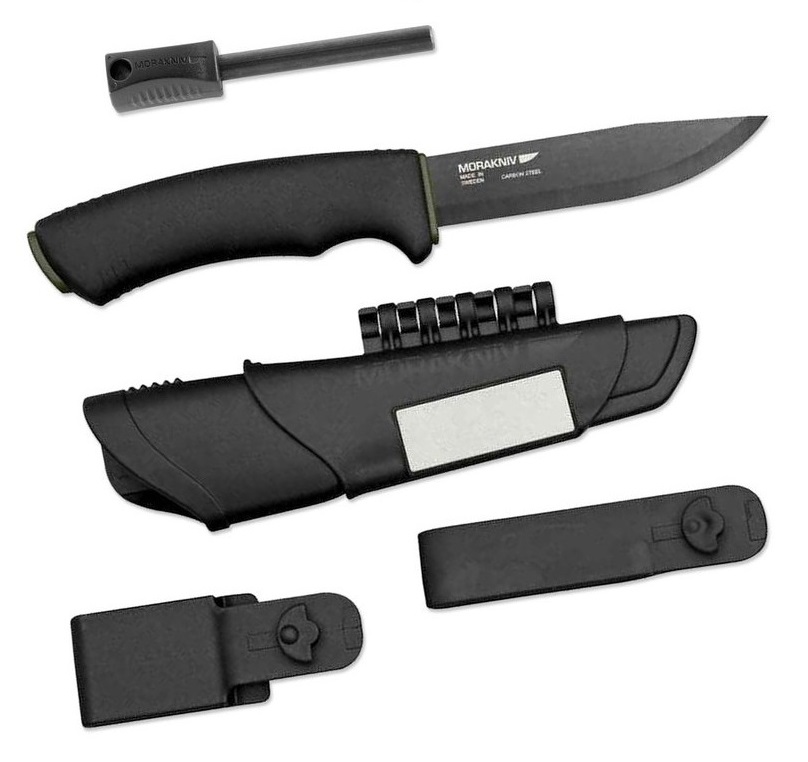 Нож с фиксированным лезвием Morakniv  Survival Black