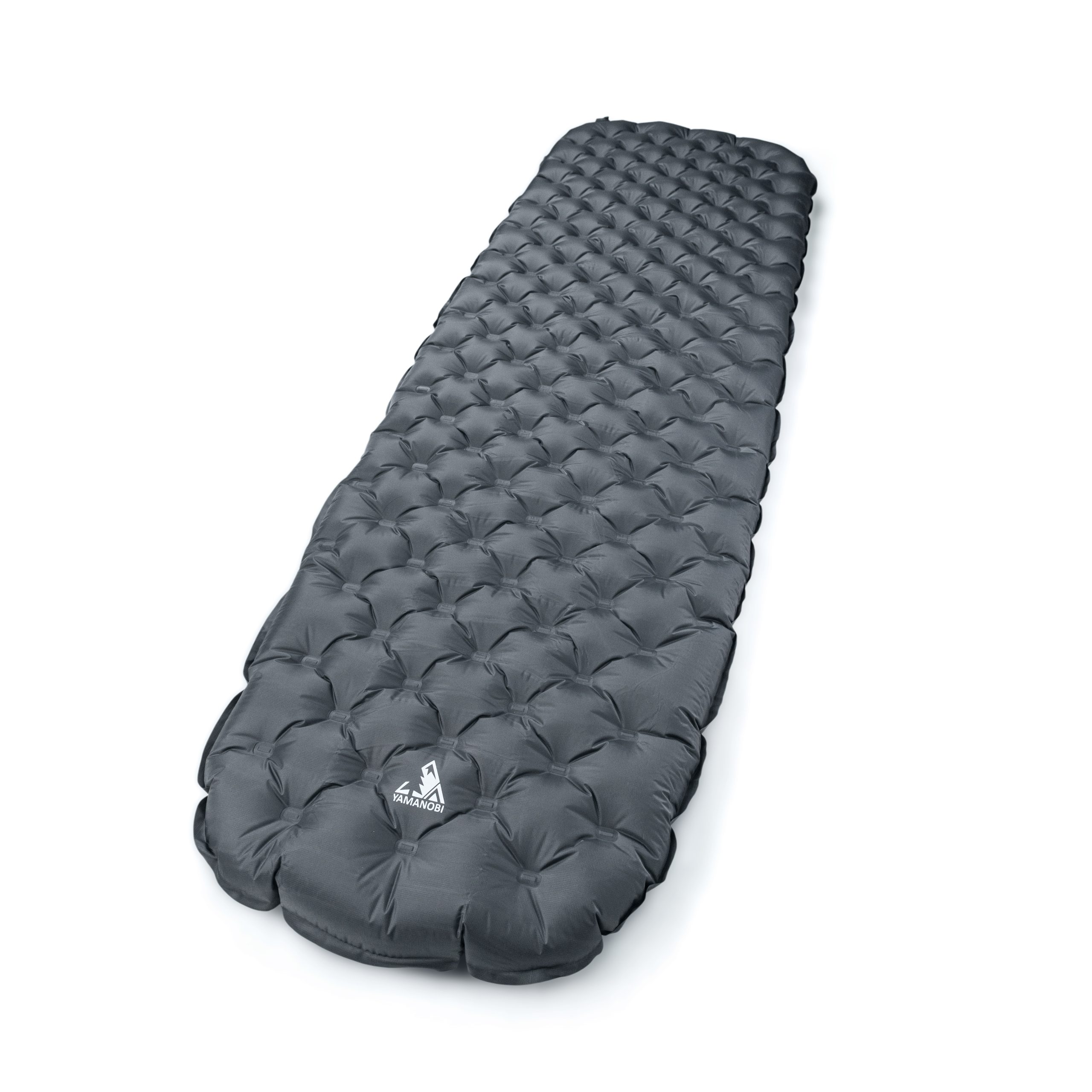 Надувной утепленный коврик Yamanobi NEMU 3.6 - 195х63х8,5, Std Grey