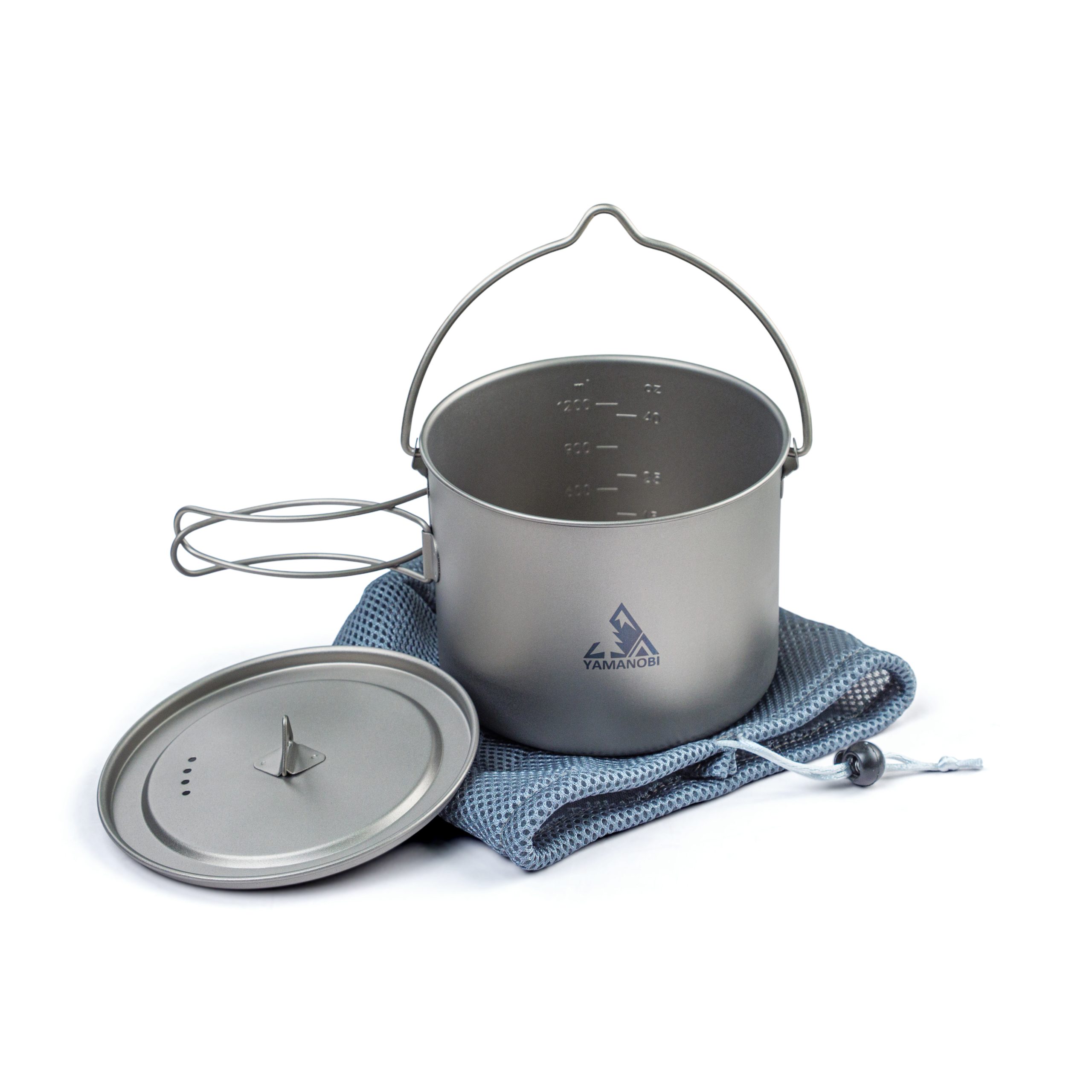 Титановый котелок Yamanobi KARU 1600 - 1600 ml