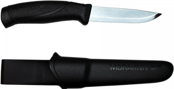Нож с фиксированным лезвием Morakniv COMPANION HEAVY DUTY (S) BLACK