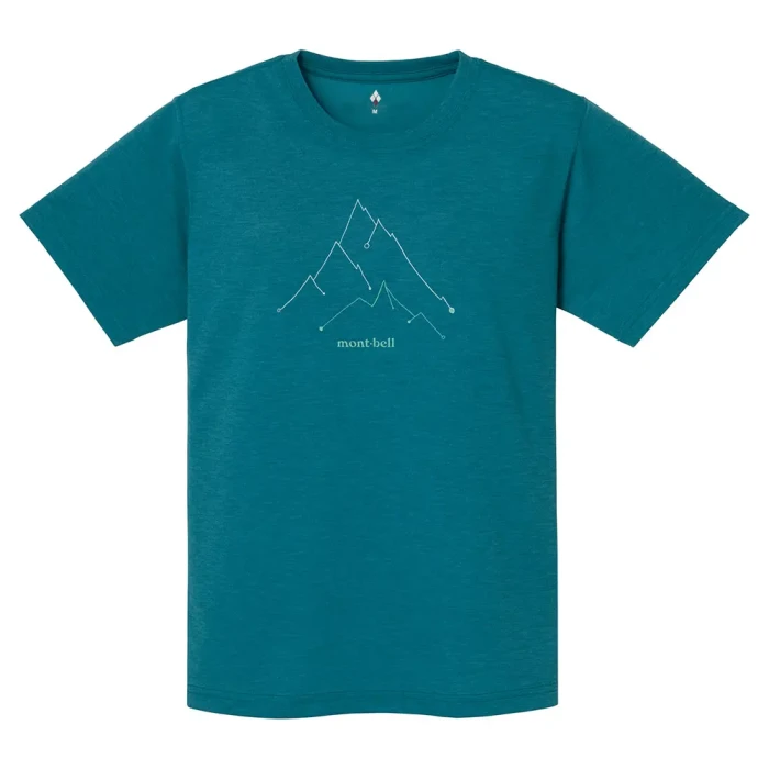Футболка WIC. T W'S PEAK - M, Blue/Green