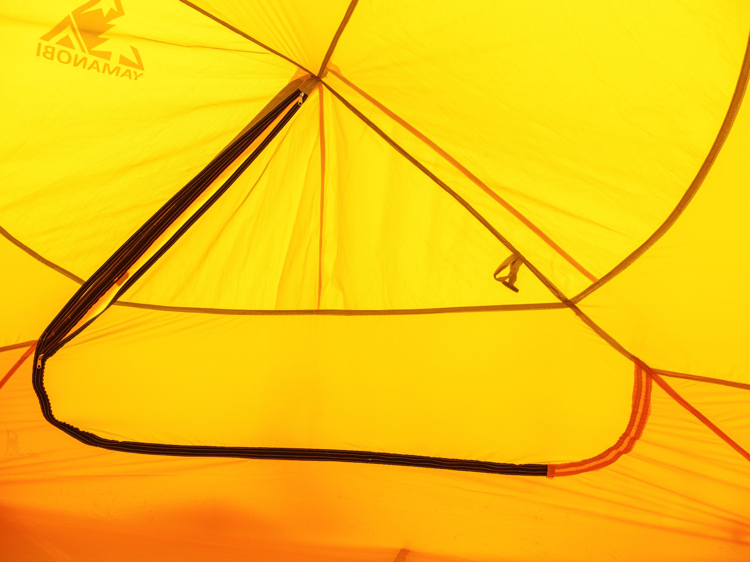 Палатка YAMANOBI Maku 2 - 2, (76+127+76)*213*100см / 213*127*100см, Orange