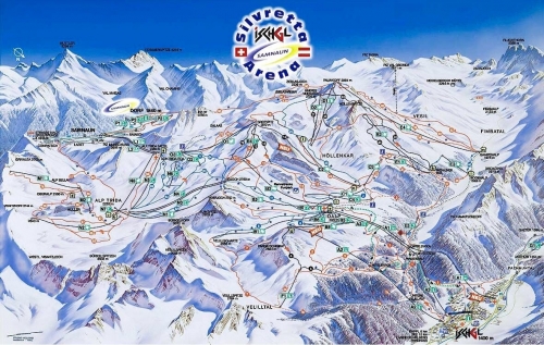 Обзор горнолыжного курорта Ischgl и Silvretta Montafon .