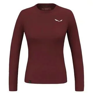 Футболка жен. с дл. рук. PUEZ DRY TEE W - 40/34, Syrah