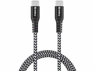 Кабель для зарядки USB C-USB С Sandberg Survivor USB-C Cable 1M, 100W - Остаток без характеристики