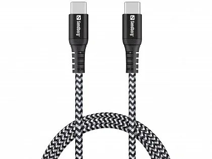 Кабель для зарядки USB C-USB С Sandberg Survivor USB-C Cable 1M, 100W - Остаток без характеристики