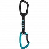 Оттяжка WILDSPORT QUICKDRAW - 12 cm, Black/Turquoise