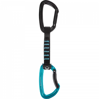 Оттяжка WILDSPORT QUICKDRAW - 12 cm, Black/Turquoise