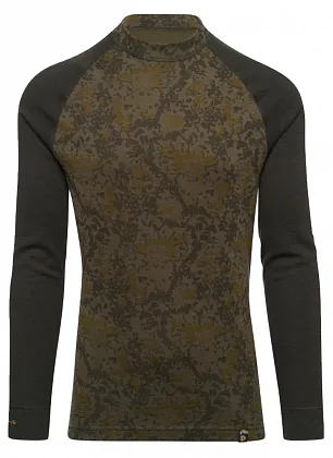 Футболка муж, с длинным рукавом Men's Shirt LS - XL, Charcoal/Balsam Green