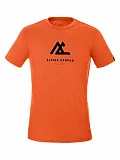 Футболка ALPINE CAMPUS DRY M T-SRT. - 46/S, Red Orange Melange