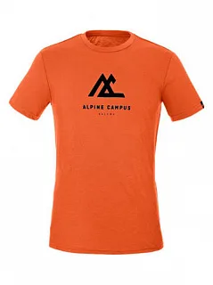 Футболка ALPINE CAMPUS DRY M T-SRT. - 46/S, Red Orange Melange