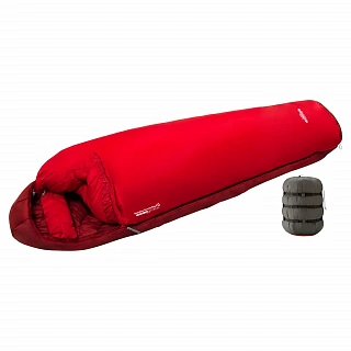 Спальный мешок SEAMLESS BURROW BAG #0 LONG - L/ZIP#0, Sunrise Red