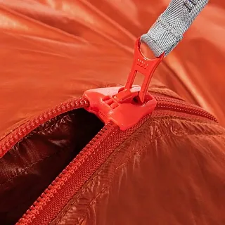 Спальный мешок SEAMLESS BURROW BAG #0 LONG - L/ZIP#0, Sunrise Red