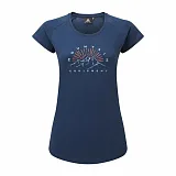 Футболка Ray Wmns Tee - 10, Mykonos Blue