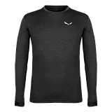 Футболка  PUEZ MELANGE DRY M L/S - 50/L, Black Out Melange