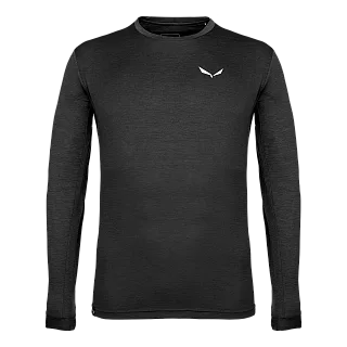 Футболка  PUEZ MELANGE DRY M L/S - 50/L, Black Out Melange