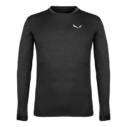 Футболка  PUEZ MELANGE DRY M L/S - 50/L, Black Out Melange
