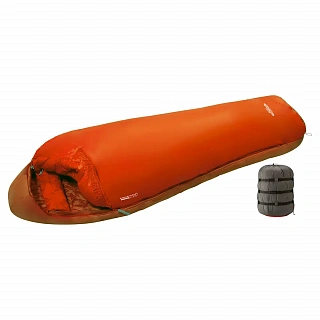 Спальный мешок SEAMLESS BURROW BAG #1 LONG - L/ZIP#1, Orange