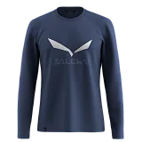 Лонгслив SOLIDLOGO DRY L/S TEE M - 48/M, Bombay Brown
