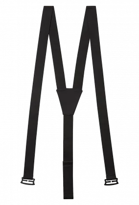 Подтяжки Braces single back point - M/L, Black