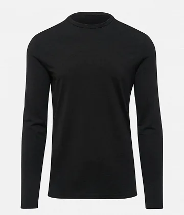 Футболка муж, с длинным рукавом Men's Shirt LS - M, Black