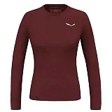 Футболка жен. с дл. рук. PUEZ DRY TEE W - 40/34, Syrah