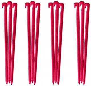 Колышки для палатки PEGS SUPERLIGHT (cf. 12 pcs) - Red