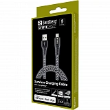 Кабель для зарядки Sync by USB Sandberg Survivor Lightning Cable 1M - Остаток без характеристики